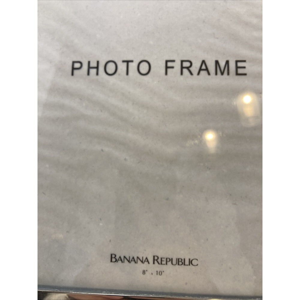 Vintage Banana Republic 8 x 10 inch Silver Photo Frame - Picture 3 of 9